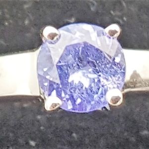 TANZANITE! Sterling Silver Ring